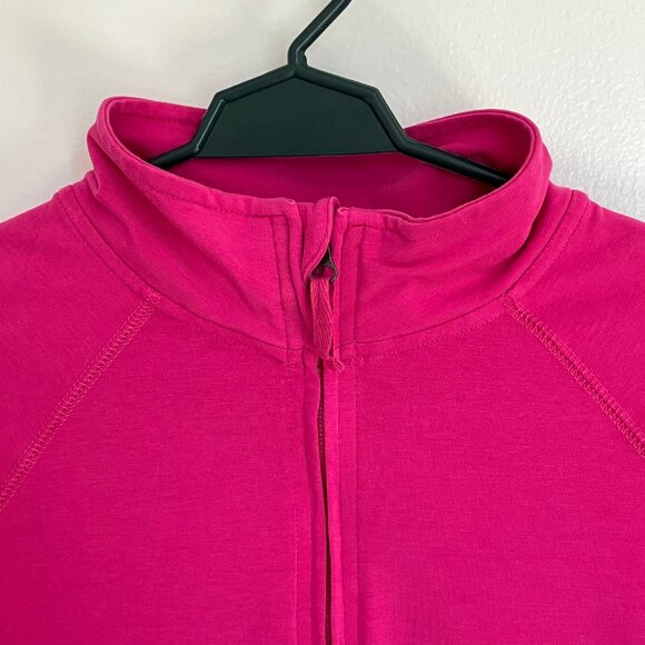 Hyba Women's Activewear Short Zip Up Sweater 3/4 Sleeve Size M - Picture 2 of 6